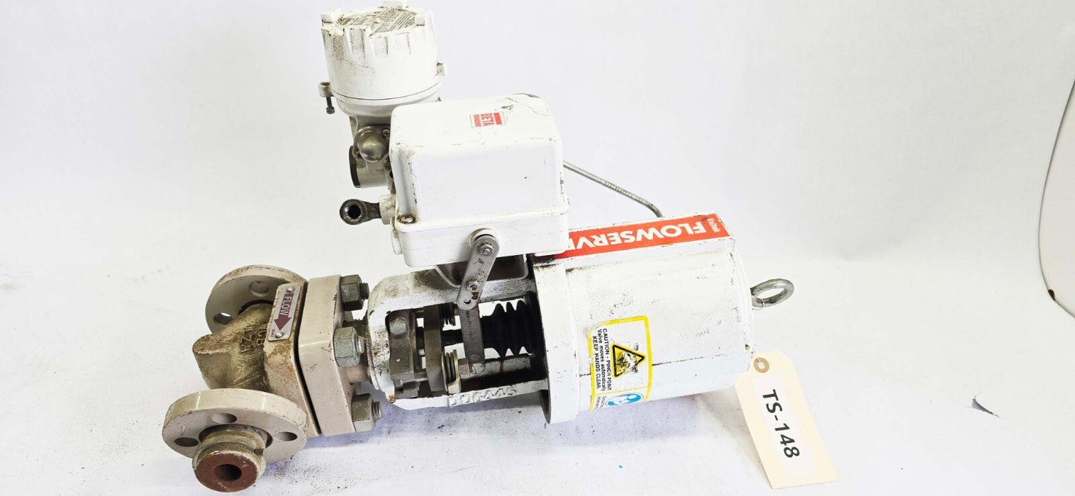 Flowserve Mark-One .75" Actuated Stainless Control Valve Assembly W/ NT3000 Tran