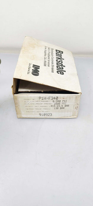 Barksdale P1H-F340 HI- Pressure Switch 6-340 PSI