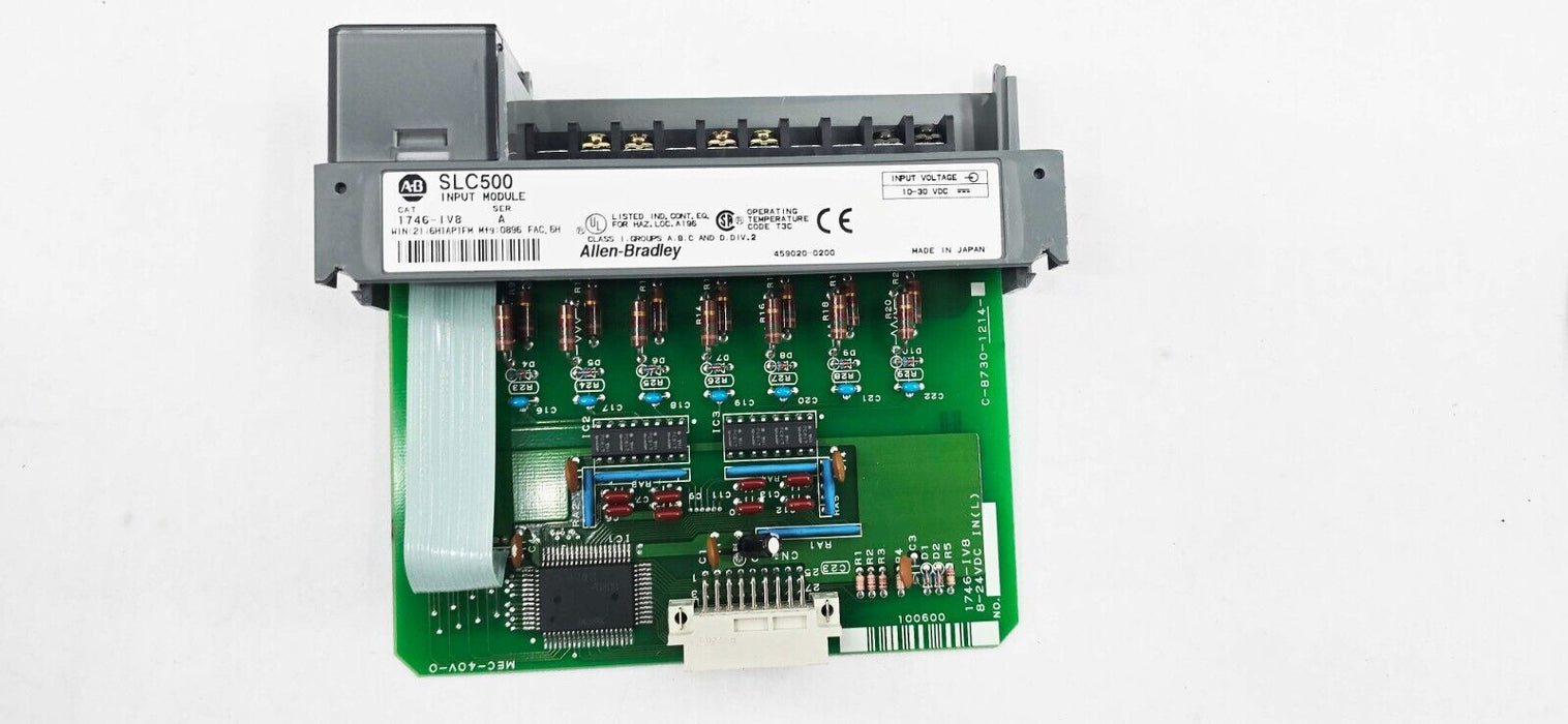 ALLEN BRADLEY SLC 500 1746-IV8 SER A INPUT MODULE