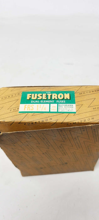 10 PACK - Bussmann Fusetron FRS-R-1-1/4 Amp Fuses Class RK5 600V NIB