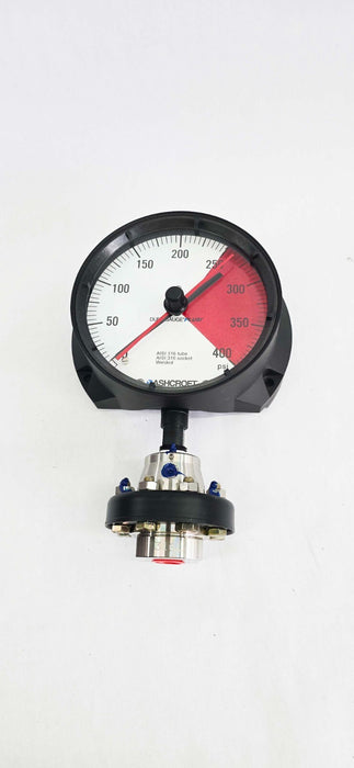 Ashcroft 60-1379 Duragauge Plug 0-400 PSI, AISI 316 w/ Type 200 Diaphragm Seal