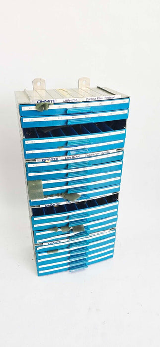 Ohmite Little Rebel 18 Drawer Carbon Film Resistors