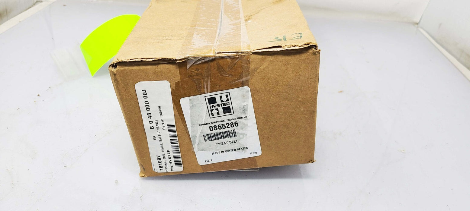 Hyster Forklift Orange Seat Belt 0865286
