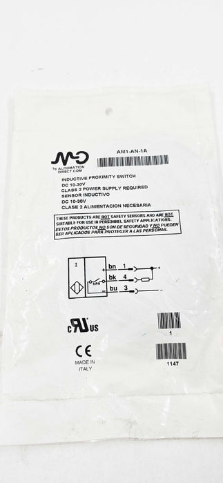 AUTOMATION DIRECT AM1-AN-1A, Proximity Sensor, Micro Detector inductive