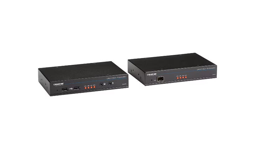 Black Box LRXI Series DVI-D, USB 2.0 Multimode Fiber KVM Extender ACU5600A-MM