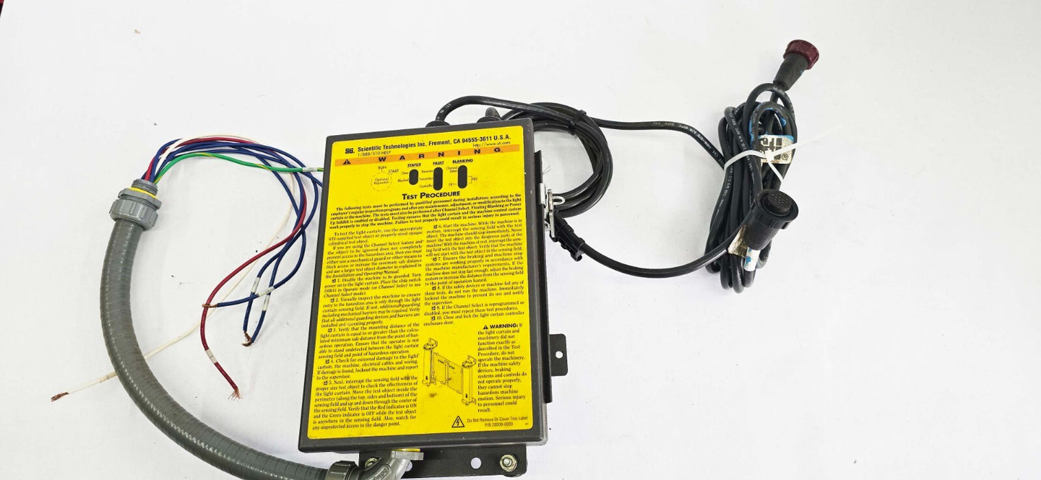 STi 70027-1003, LCC-FB-AC1-U-W, Safety Light Curtain Controller