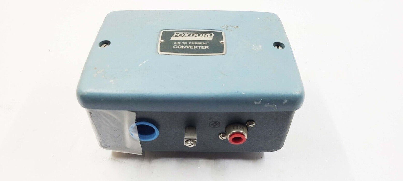 Foxboro Air to Current Converter E92-FFN2I A & Mounting Bracket 4-20 mA PLC