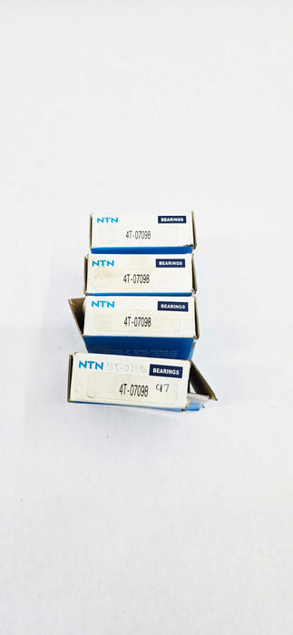 4 PACK - NTN Tapered Roller Bearing Cone 4T-07098
