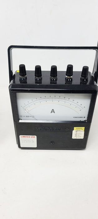Yokogawa 201137 Yokogawa Portable DC Ammeter, 1/3/10/30 A, 50 mV