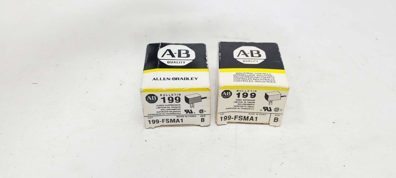 2 PACK - ALLEN BRADLEY 199-FSMA1 SERIES B SURGE SUPPRESSOR 199FSMA1