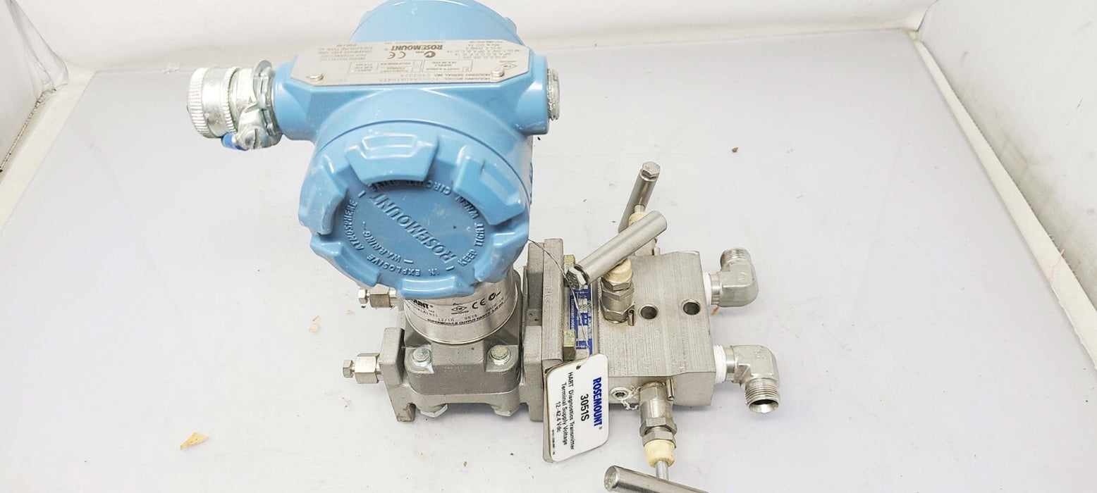Rosemount 3051S Pressure Transmitter w/ Anderson Greenwood Manifold