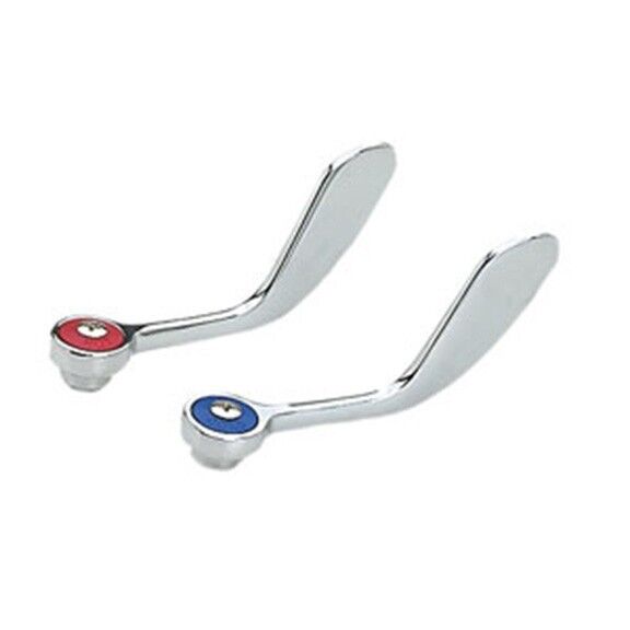 ENCORE (CHG) K50-0001 WRIST BLADE HANDLES, UNIVERSAL, 4", CHROME PLATED,