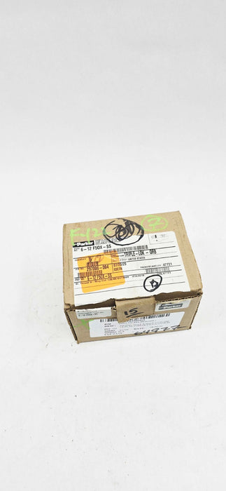 15 PACK - Parker 6-12 F5OX-SS Triple-Lok 3/8" 37° Flare Male SAE-ORB Fitting