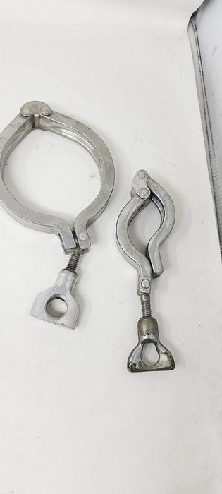 Sanitary Pressure Tri Clamp | 4" Single Hinge