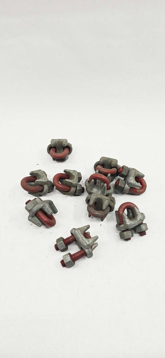 10 PACK - Crosby D3B 9/16" Cable Clamp