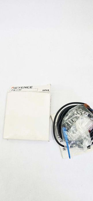 KEYENCE FS-17P PHOTOELECTRIC AMPLIFIER FIBER 12-24 VDC