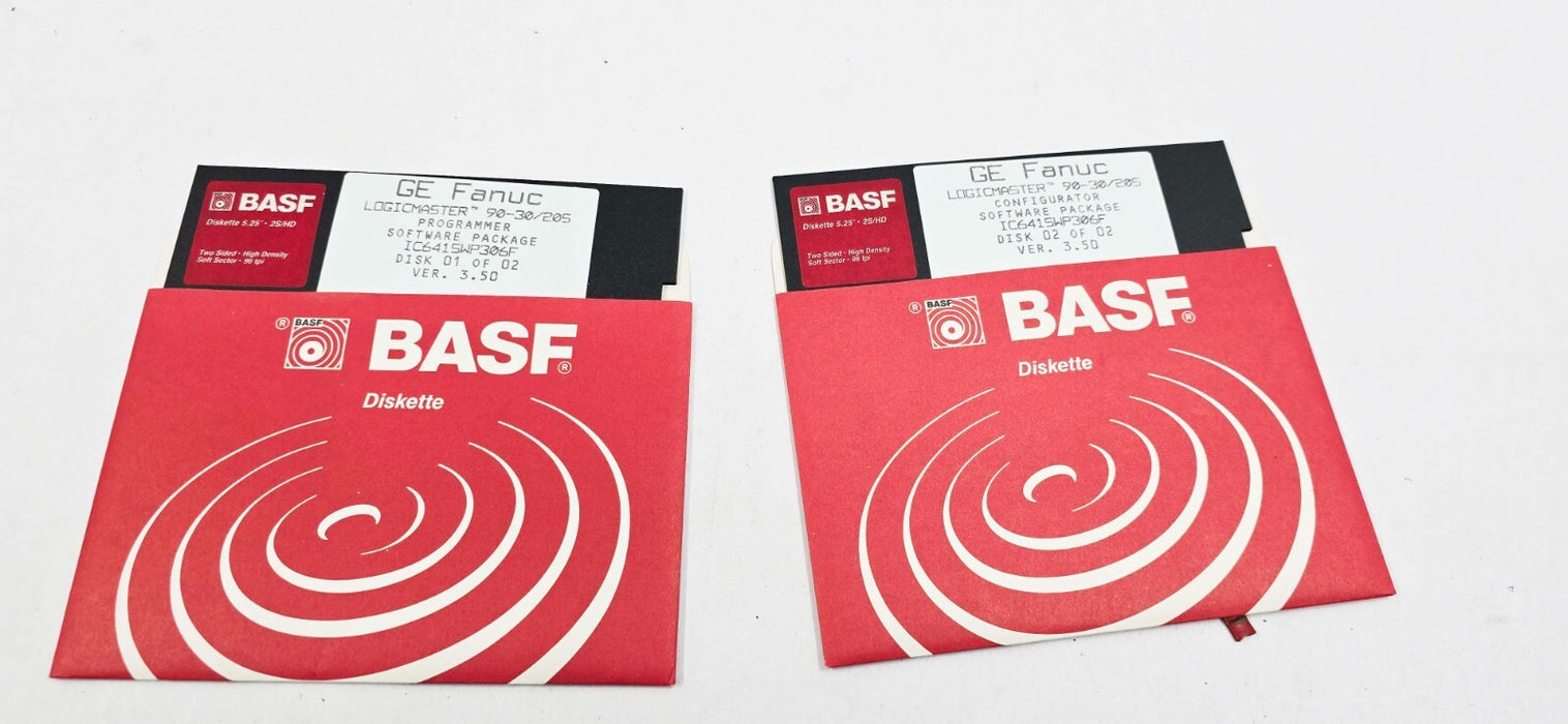 GE Fanuc Programmer Software Pack VER 3.50, IC641SWP306F, Logicmaster 90-30/20S