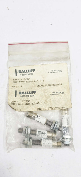 4 PACK - BALLUFF BES 516-324-E5-C-S 4 Sensor