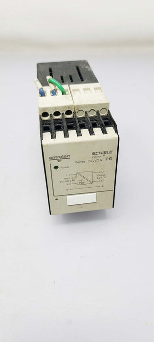 USED ENTRELEC SCHIELE PS SYSTRON POWER SUPPLY 24V/1A