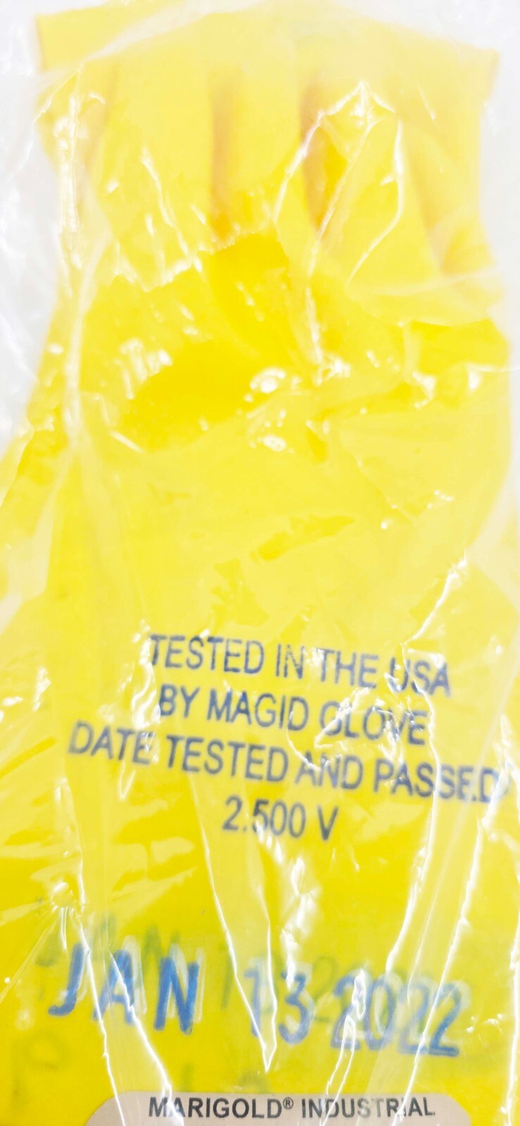 Marigold Electrical Gloves Yello Class 00 Size 9 ASTM D120 500V Max Ty marigold-electrical-gloves-yello-class-00-size-9-astm-d120-500v-max-ty