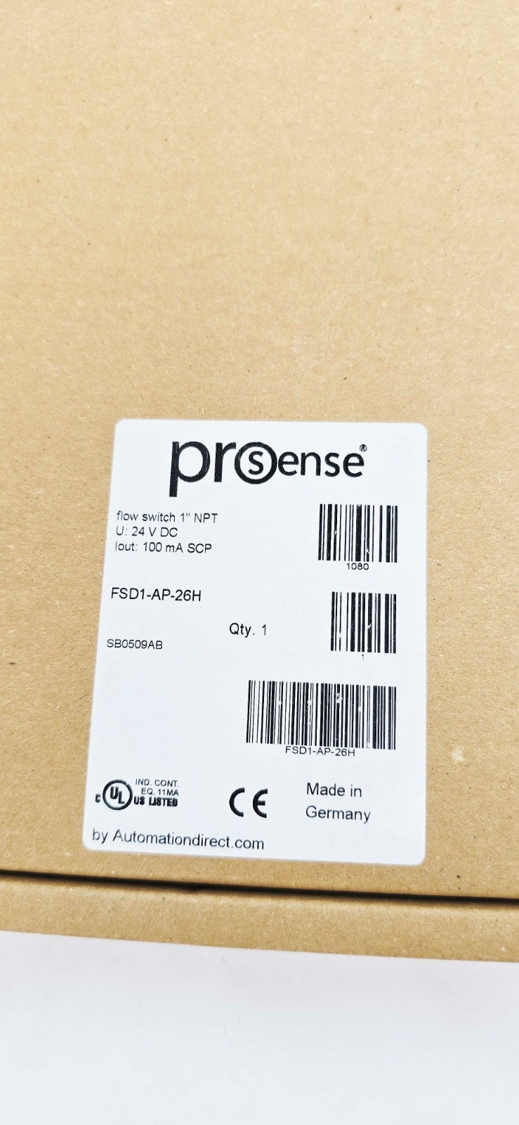 Api Fsd1 ProSense FSD1-AP-26H Flow Switch 1