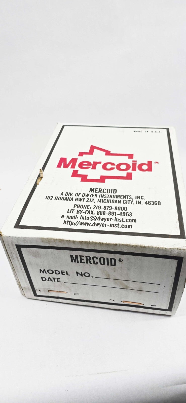 Mercoid Switch Exploded View Mercoid DAH-31-3-5 Series DA Bourdon Tube Pressure Switch – Annapurna ...