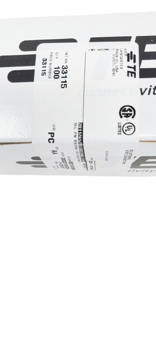 (100 PACK) - TE Connectivity 33115 Solistrand Ring Terminals 4AWG #5/16 CRIMP