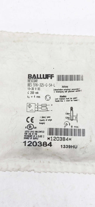 Balluff BES03AR BES 516-325-G-S4-L Proximity Switch