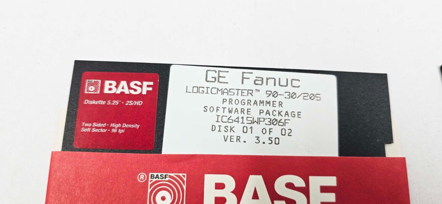 GE Fanuc Programmer Software Pack VER 3.50, IC641SWP306F, Logicmaster 90-30/20S