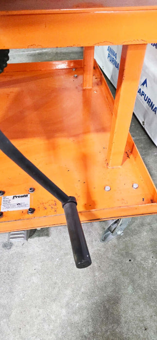 Presto P3036SW Mechanical Post Lift Table 2,000 lbs capacity