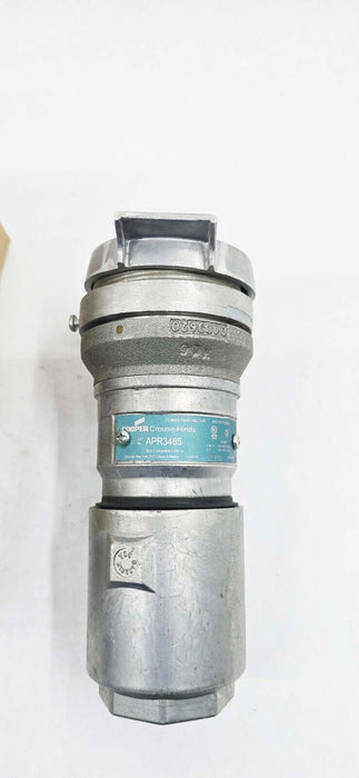 Eaton Crouse-Hinds APR3465 600 VAC/250 VDC 30 Amp 4-Pole 3-Wire Cable Connector