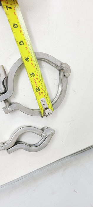 Sanitary Pressure Tri Clamp | 4" Single Hinge