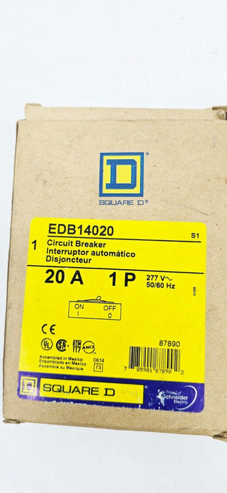4 PACK - Square D EDB14020 Miniature Circuit Breaker