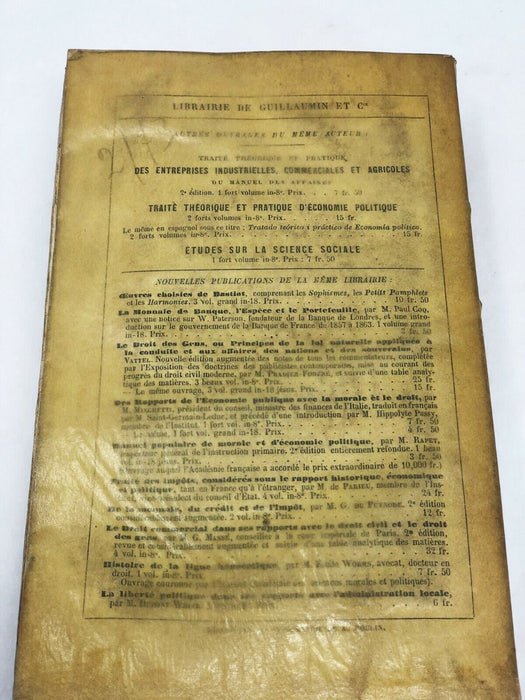 Traité théorique et pratique des operations de banque Courcelle-Seneuil J-G 1864