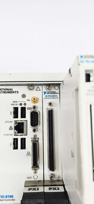 National Instruments PXI-1031 Chassis w/ PXI-8195 Controller, PXI-6514 I/O, TB-2
