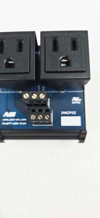 ASI IMACP02 DIN Rail Mounted Duplex Outlet