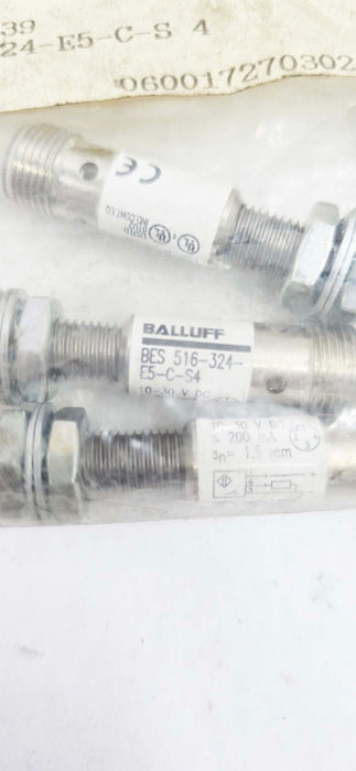 4 PACK - BALLUFF BES 516-324-E5-C-S 4 Sensor