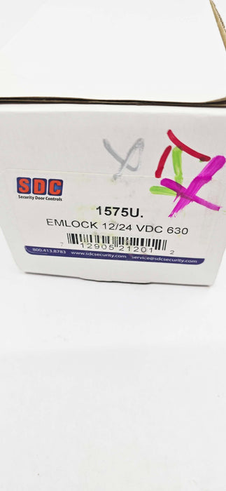 SDC 1575U EMLock 12/24 VDC 630 Single Electromagnetic Gate Lock, 1200lbs