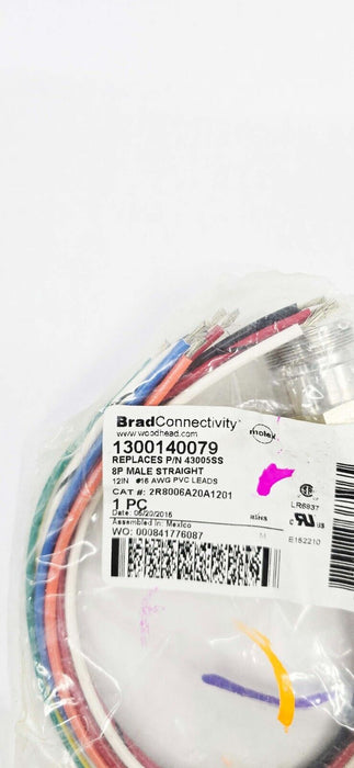 Woodhead 2R8006A20A1201 1300140079 8P 16/1 Cord St
