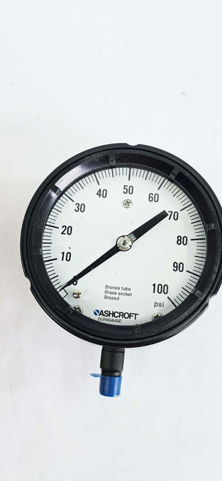 ASHCROFT 45-1279-AS-02L-100 GAUGE 0-100PSI NSMP