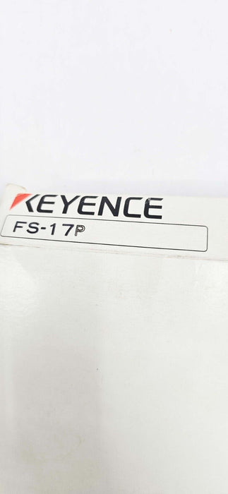 KEYENCE FS-17P PHOTOELECTRIC AMPLIFIER FIBER 12-24 VDC