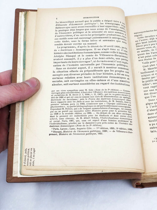 Histoire des doctrines économiques Rambaud, Joseph. 3rd Edition, 1909