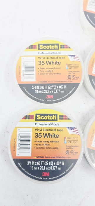 8 Rolls - 3M Scotch Vinyl Color Coding Electrical Tape 35 3/4" x 66 FT x .007"