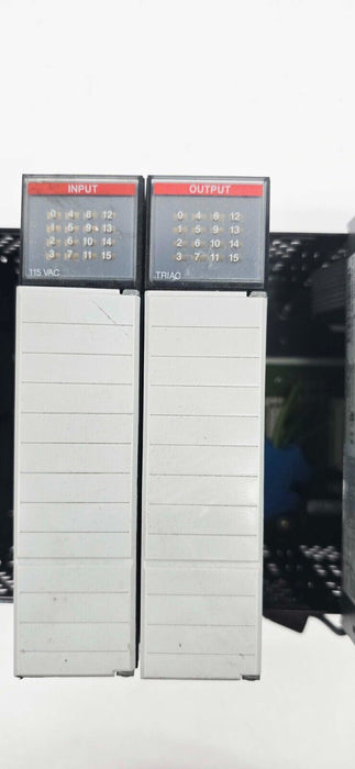 Allen-Bradley 1746-A13 SLC500 Chassis w/ 7 I/O Modules