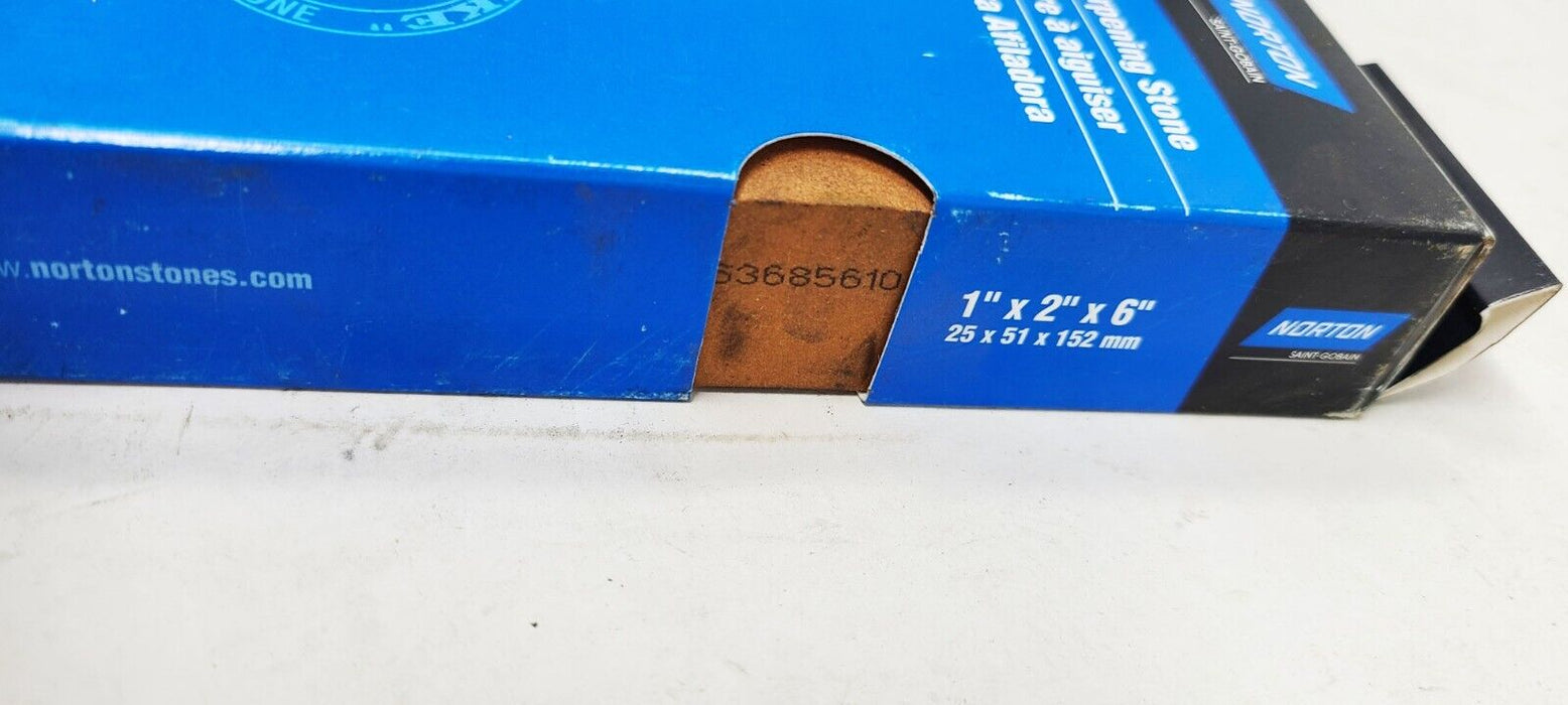 Norton India 61463685610 Single Grit Abrasive Benchstone, 6" x 2" x 1" 320 Grit
