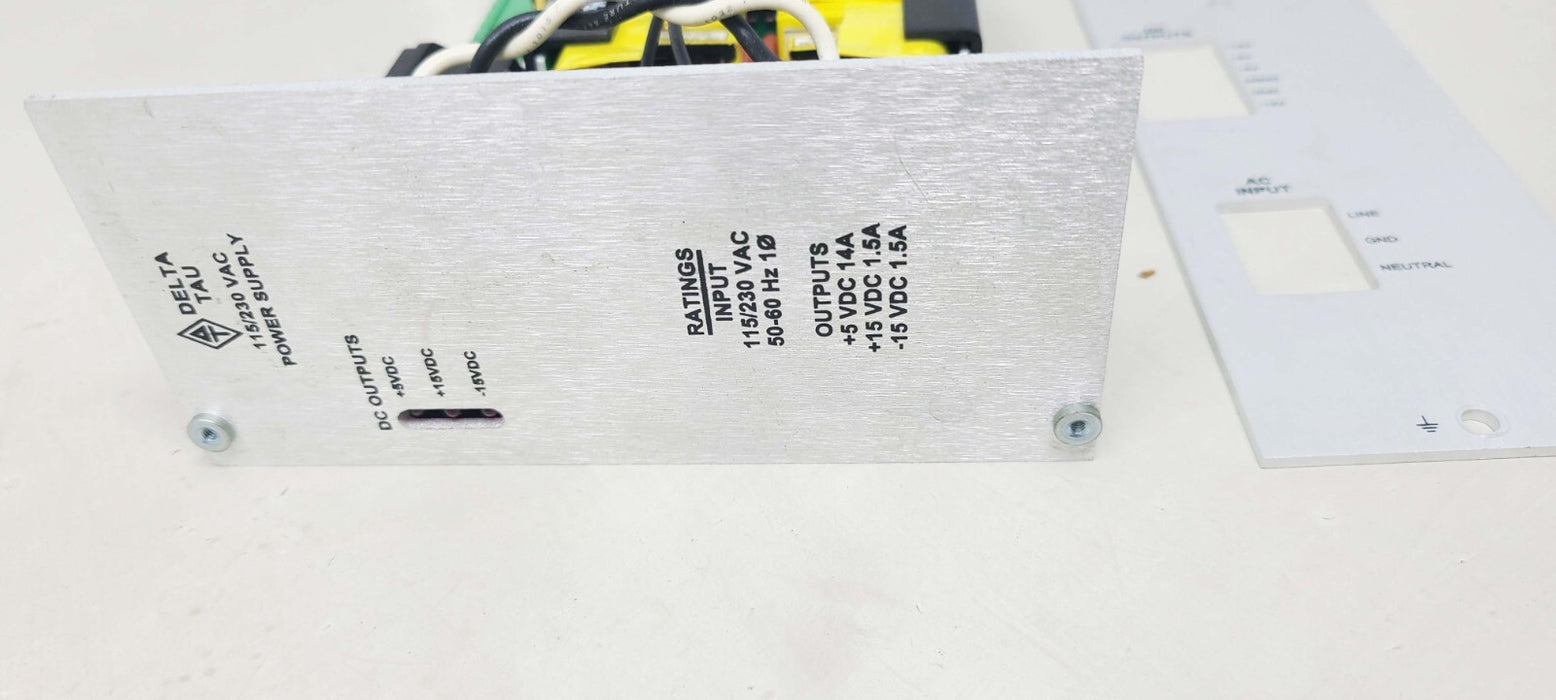 Delta Tau 115/230 VAC Power Supply 603269-104 UMAC Power Supply PCB w/ Plate