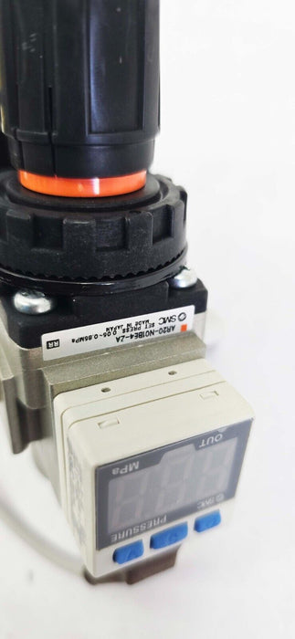 SMC AR20-N01BE4-ZA-D REGULATOR, MODULAR w/ ISE35-R-65