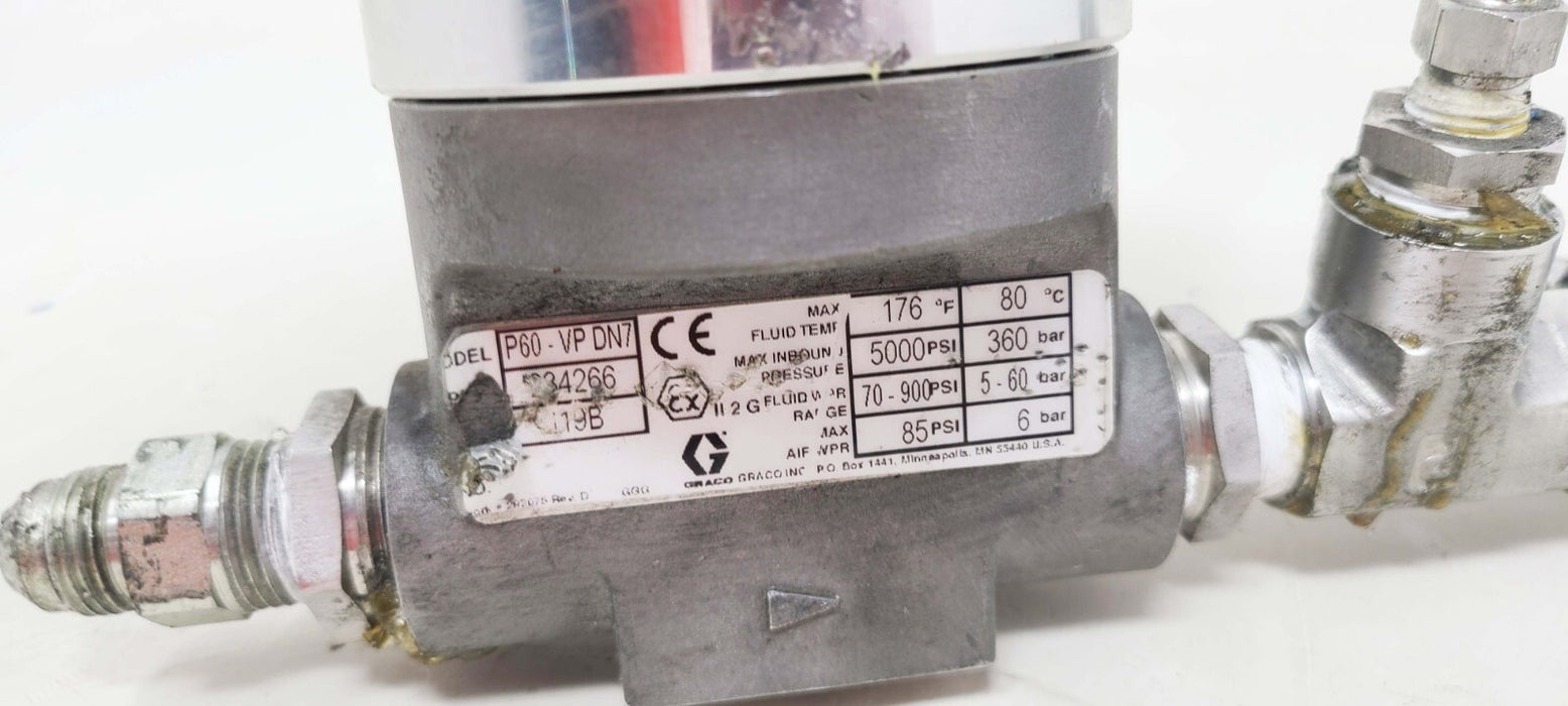 Graco P60 VP DN7 High Pressure Regulator  with Gauge