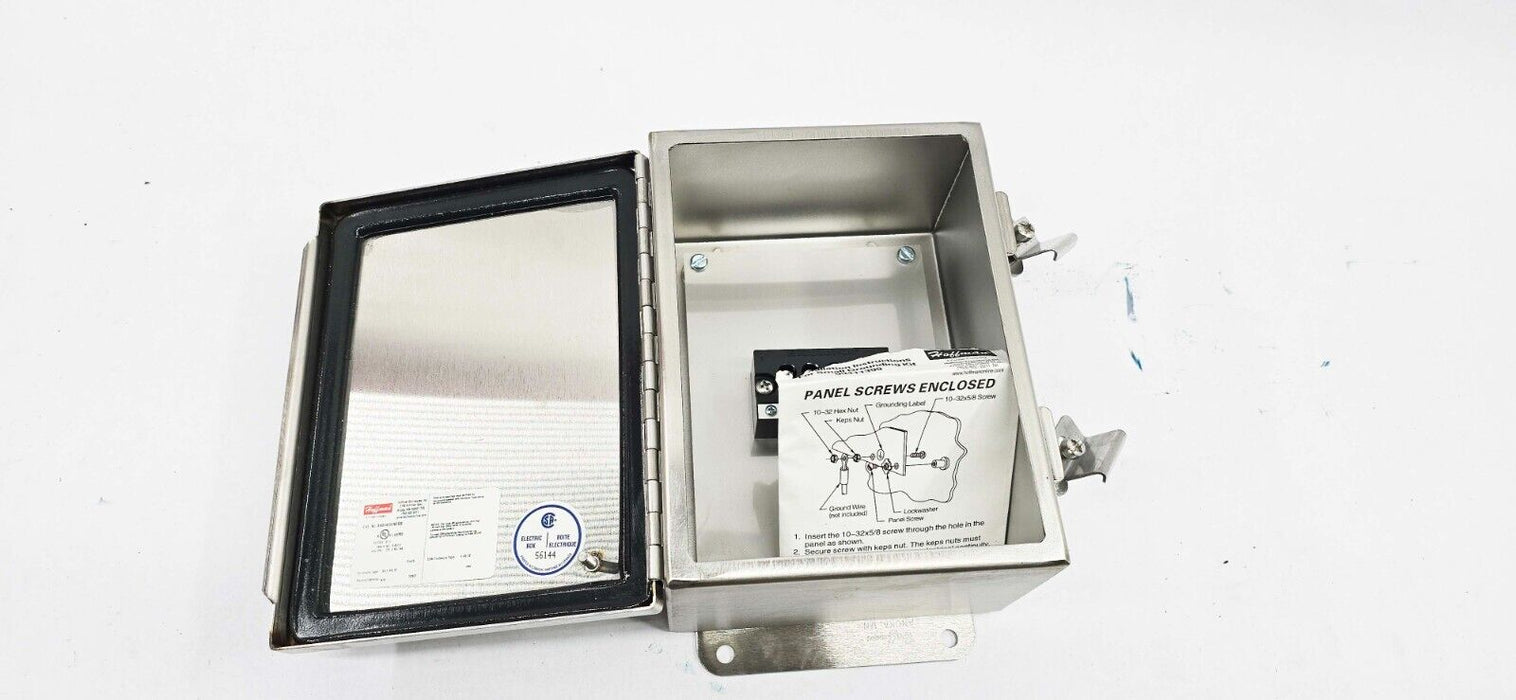 nVent Hoffman A8064CHNFSS Junction Box 8 X 6 X 4 in Stainless Steel