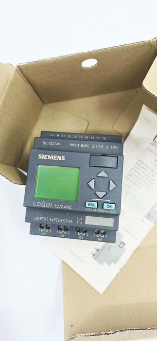 Siemens 6ED1 052-1MD00-0BA3 LOGO! 12/24RC Logic Module